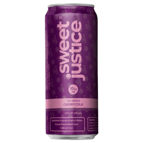 Photograph of product: Sweet Justice Cherry Cola Infused Drink 10mg TH-oui