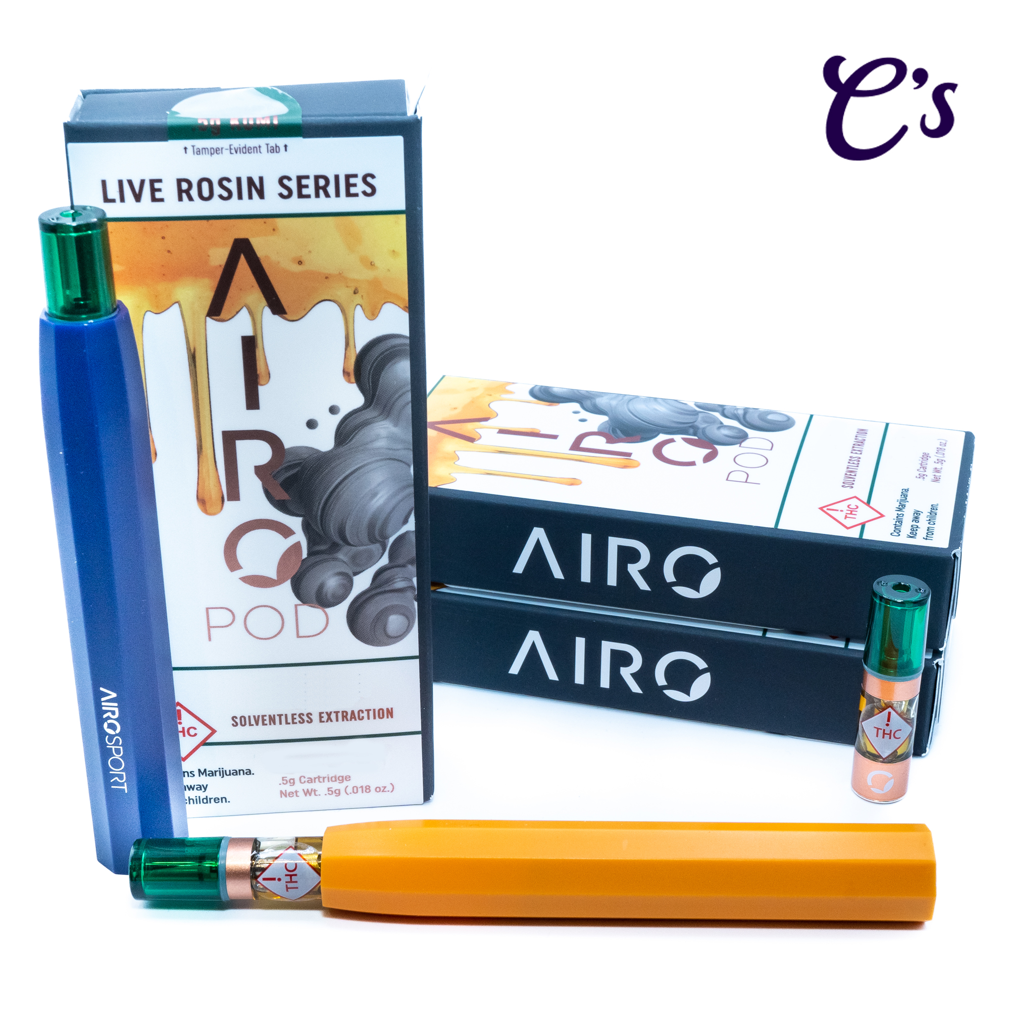 Photograph of product: Airo Vapor | Live Rosin Series Cart (S) Ecto Cooler 1g