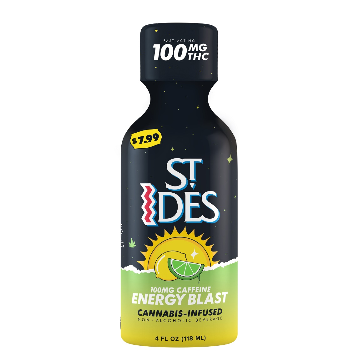 Photograph of product: St. Ides - Energy Blast 4oz Shot 100mg