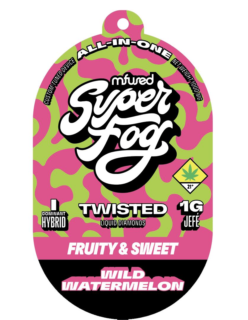 Photograph of product: TWISTED Liquid Diamonds 1g Jef - Wild Watermelon (DOH)