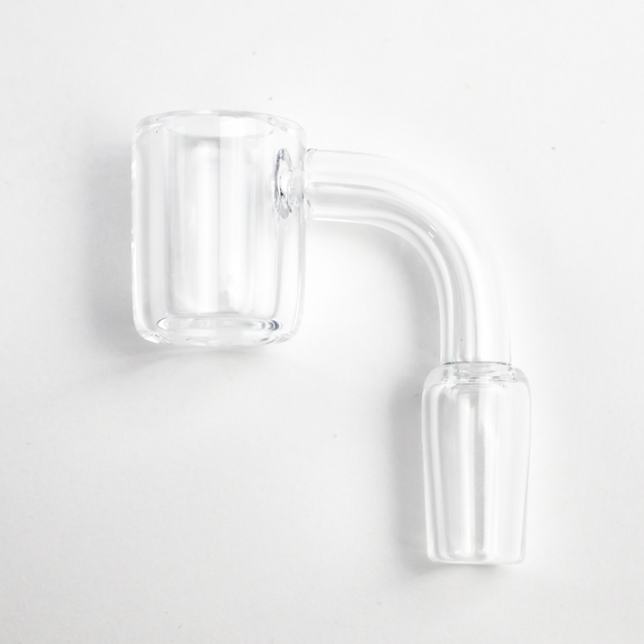 Photograph of product: 20mm Wide Flat Top Quartz Banger 14mm Male