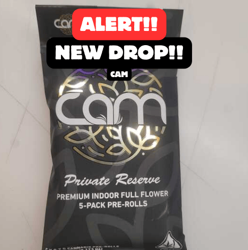 Photograph of product: CAM CAM Pop 0.7G 5PK Prerolls