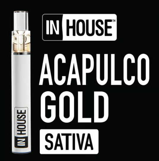 Photograph of product: In House | Disposable | Acapulco Gold