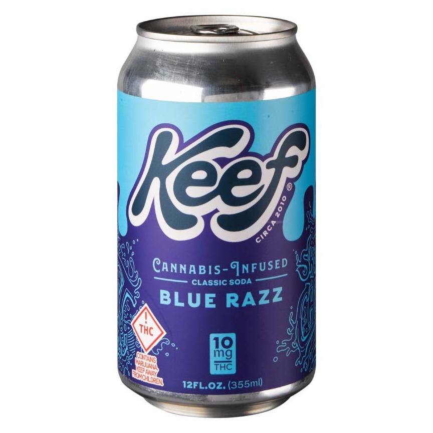 Photograph of product: Blue Razz (H) - 10mg Beverage - Keef Cola