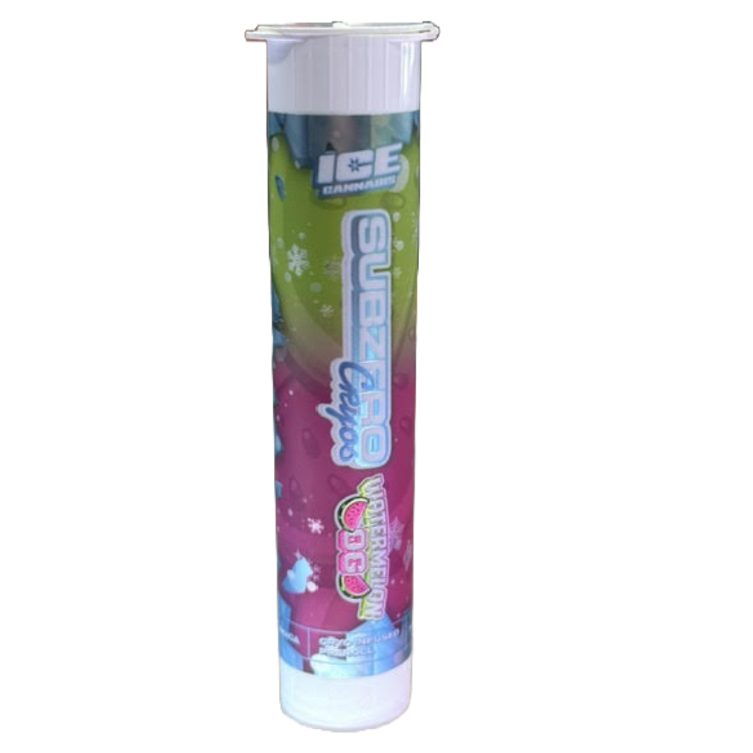 Photograph of product: Subzero Cryo-Infused Pre-Roll Watermelon OG