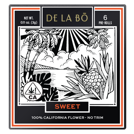 Photograph of product: De La Bo | Sweet | Lemon Cherry Gelato 6pk