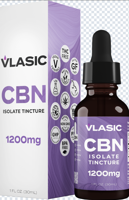 Photograph of product: Vlasic CBN Isolate Tincture - 1200mg