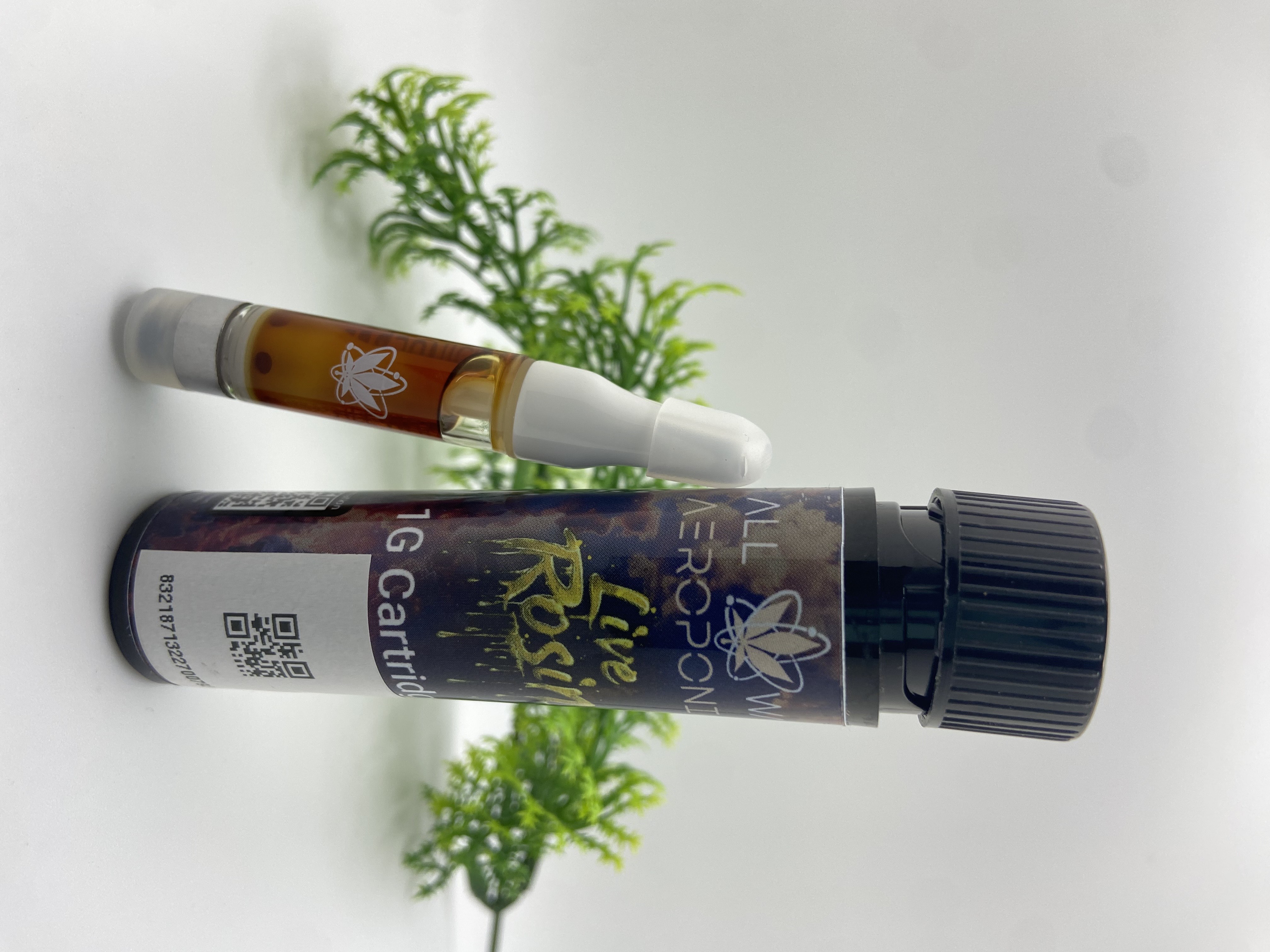 Photograph of product: All Ways Aeroponics - Lemon UFO  - Live Rosin - 1g Cartridge