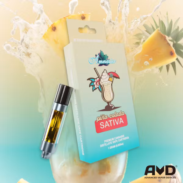 Photograph of product: Amnesia | Pina Colada | 1g | Cartridge