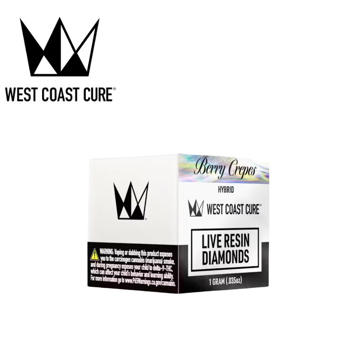 Photograph of product: BERRY CREPES 1G LIVE RESIN DIAMONDS