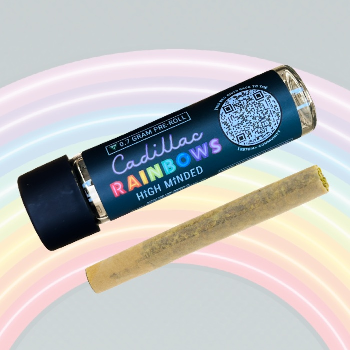 Photograph of product: High Minded - Pre-roll 0.7g - Cadillac Rainbows #7