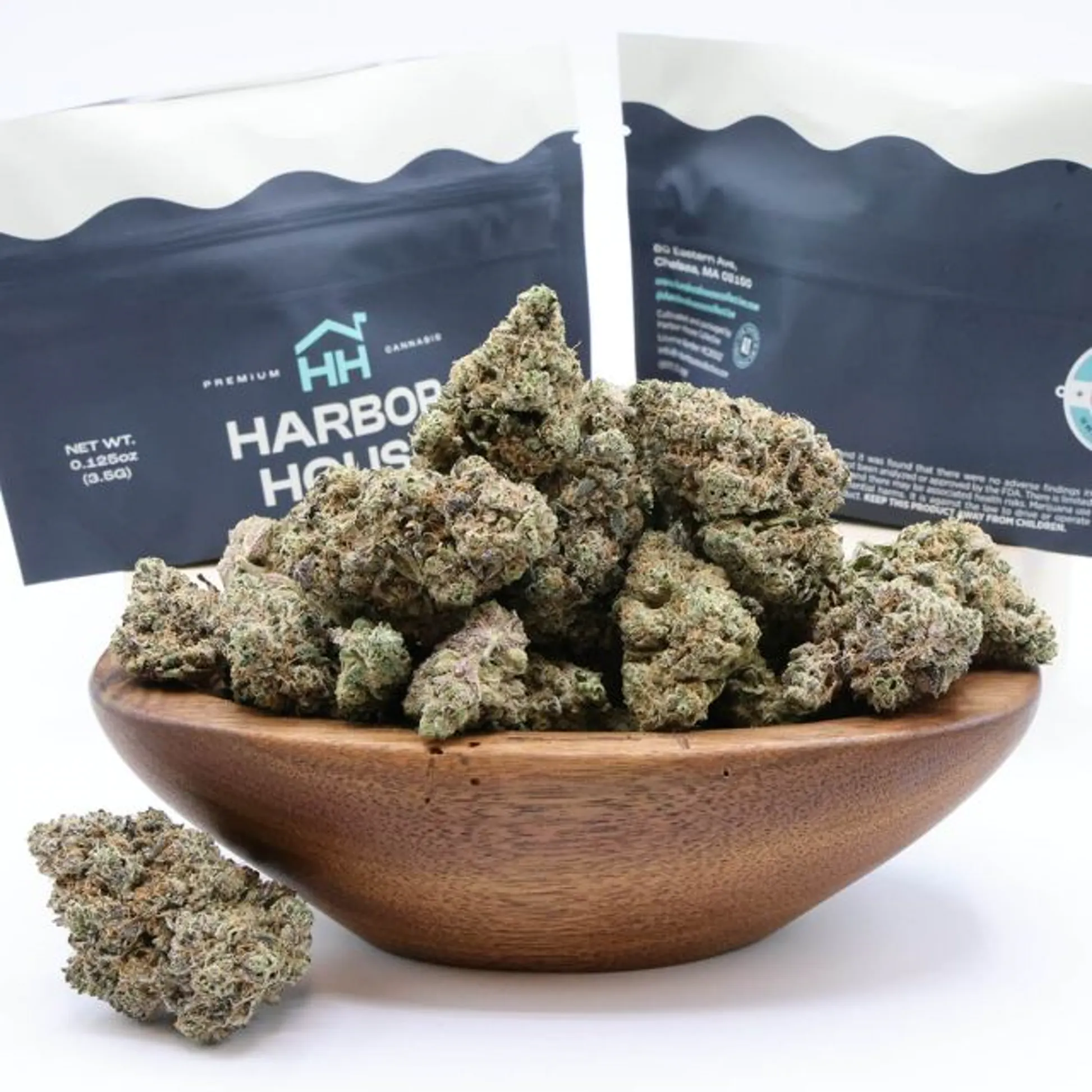 Photograph of product: Harbor House Collective Garlic Drip (H) Flower 3.5g