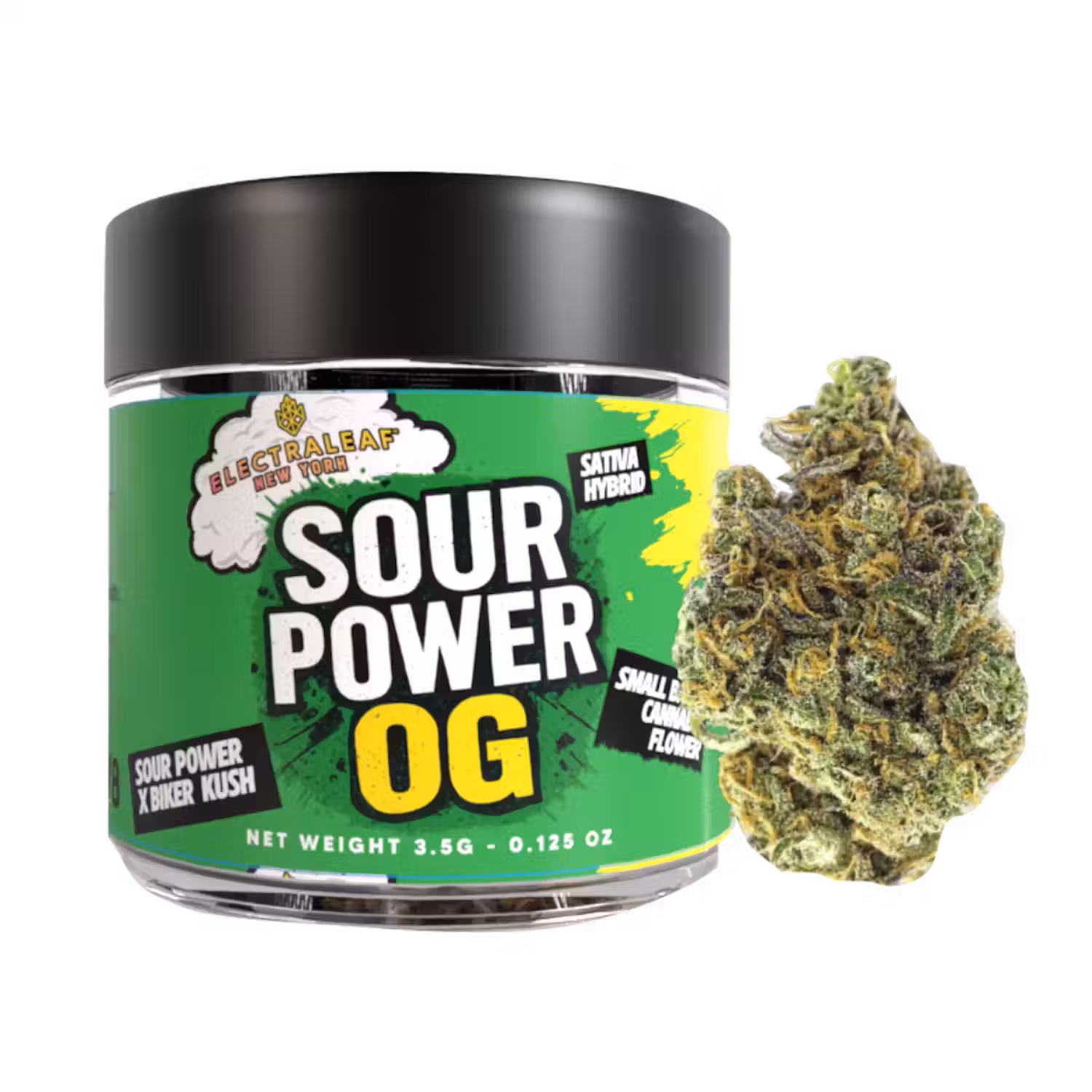 Photograph of product: Electraleaf Flower - Sour Power OG - 3.5g