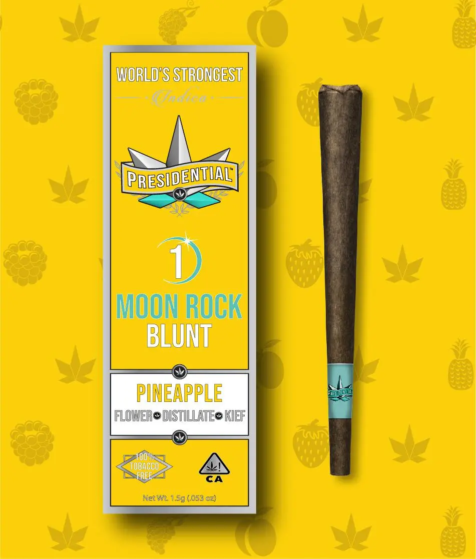 Photograph of product: Presidential: Pineapple 1.5G Moon Rock Infused Blunt