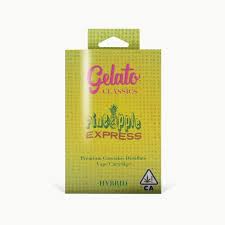 Photograph of product: Gelato Pineapple Sorbet 1g Vape Cart