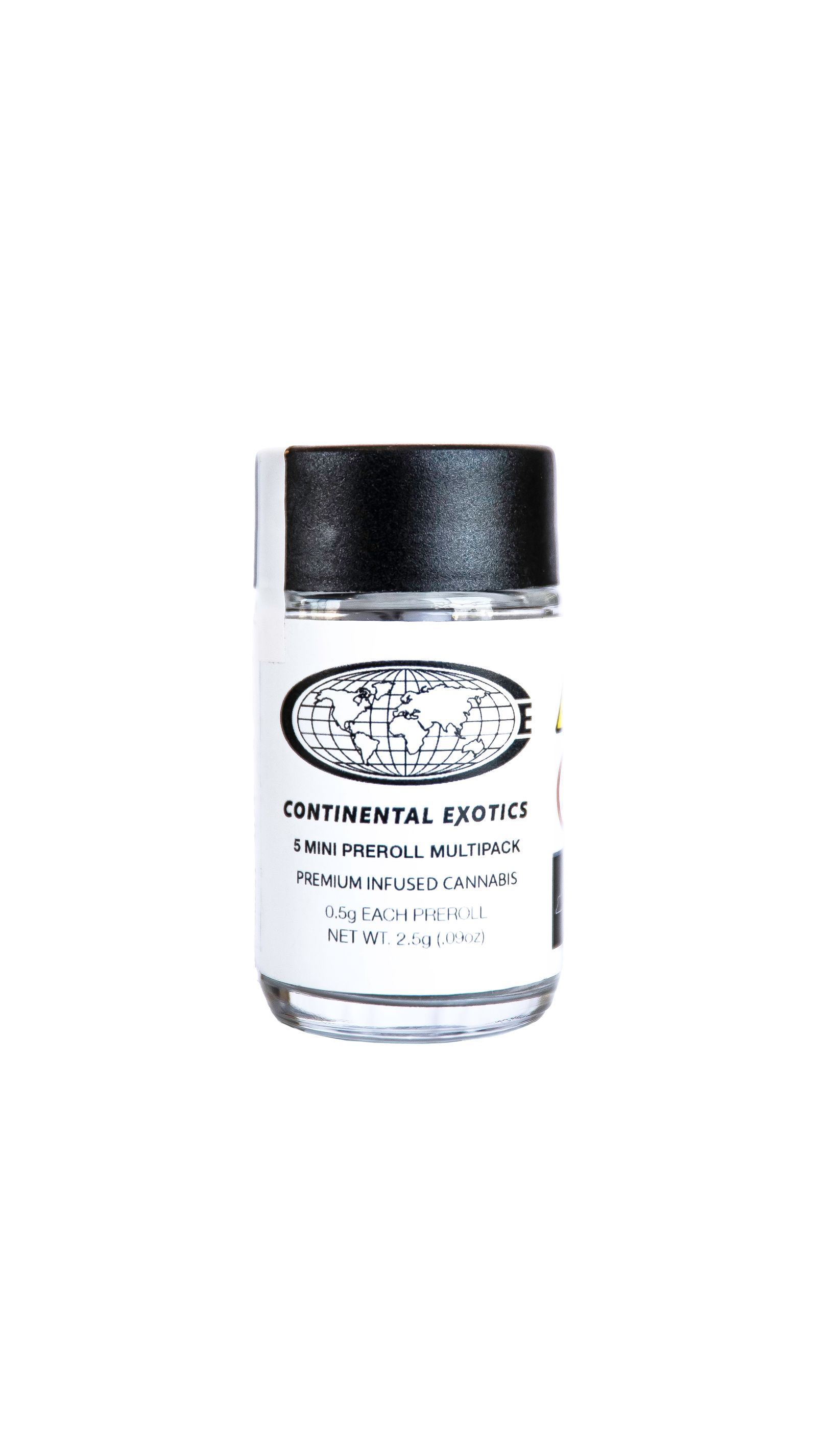 Photograph of product: Continental Exotics | Tangie | Infused Pre-Roll 5pk | 2.5g