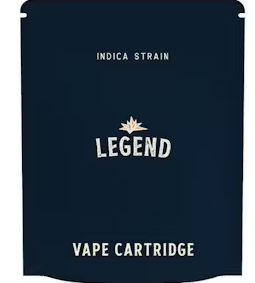 Photograph of product: Legend - Grape Gushers 1g Vape Cart
