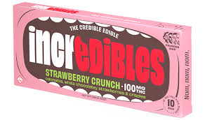 Photograph of product: Incredibles | 100mg Milk Chocolate | Strawberry Crunch
