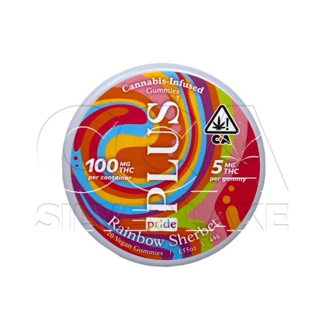 Photograph of product: Pride Rainbow Sherbet 100mg - 