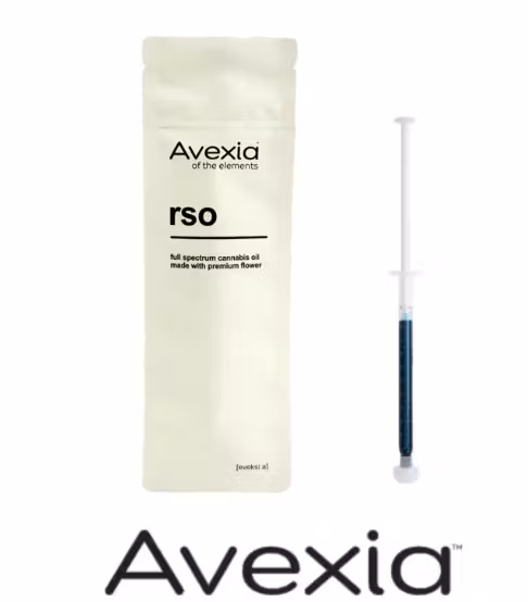 Photograph of product: Avexia Starkiller TH-oui RSO Syringe