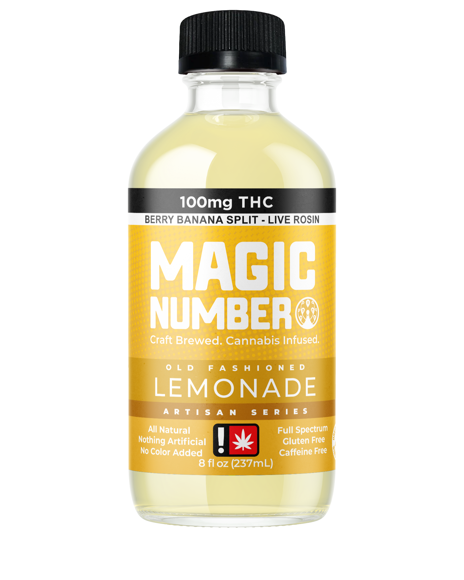 Photograph of product: Magic Number 100mg Lemonade Live Rosin