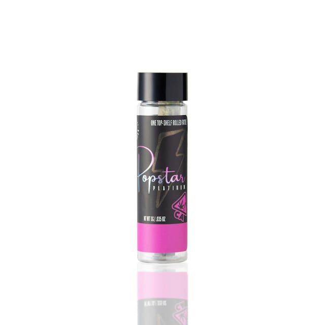 Photograph of product: Sour Runtz 1g- Platinum Pre-roll 1pk- Popstar x Nameless Genetics - 
