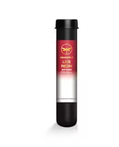 Photograph of product: Dragonfly: Georgia Cheesecake 1.25G Live Resin Infused PreRoll (H-I)