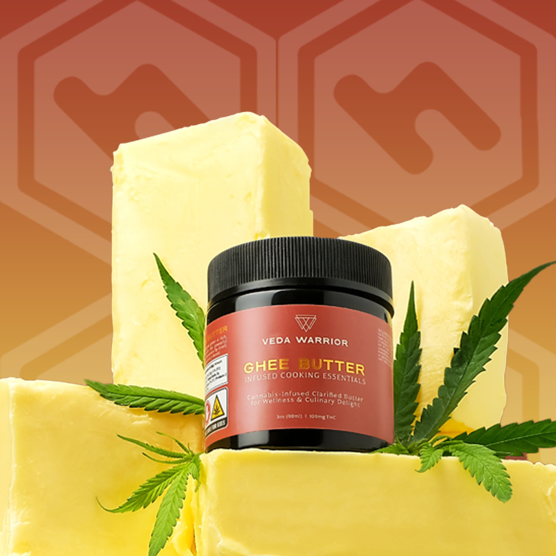 Photograph of product: Veda Warrior | Infused Ghee Butter | 100mg TH-oui | 3 oz.