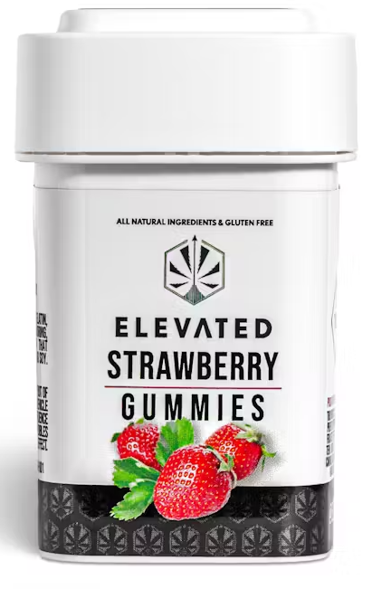 Photograph of product: Strawberry Gummies Oui'd Elevated