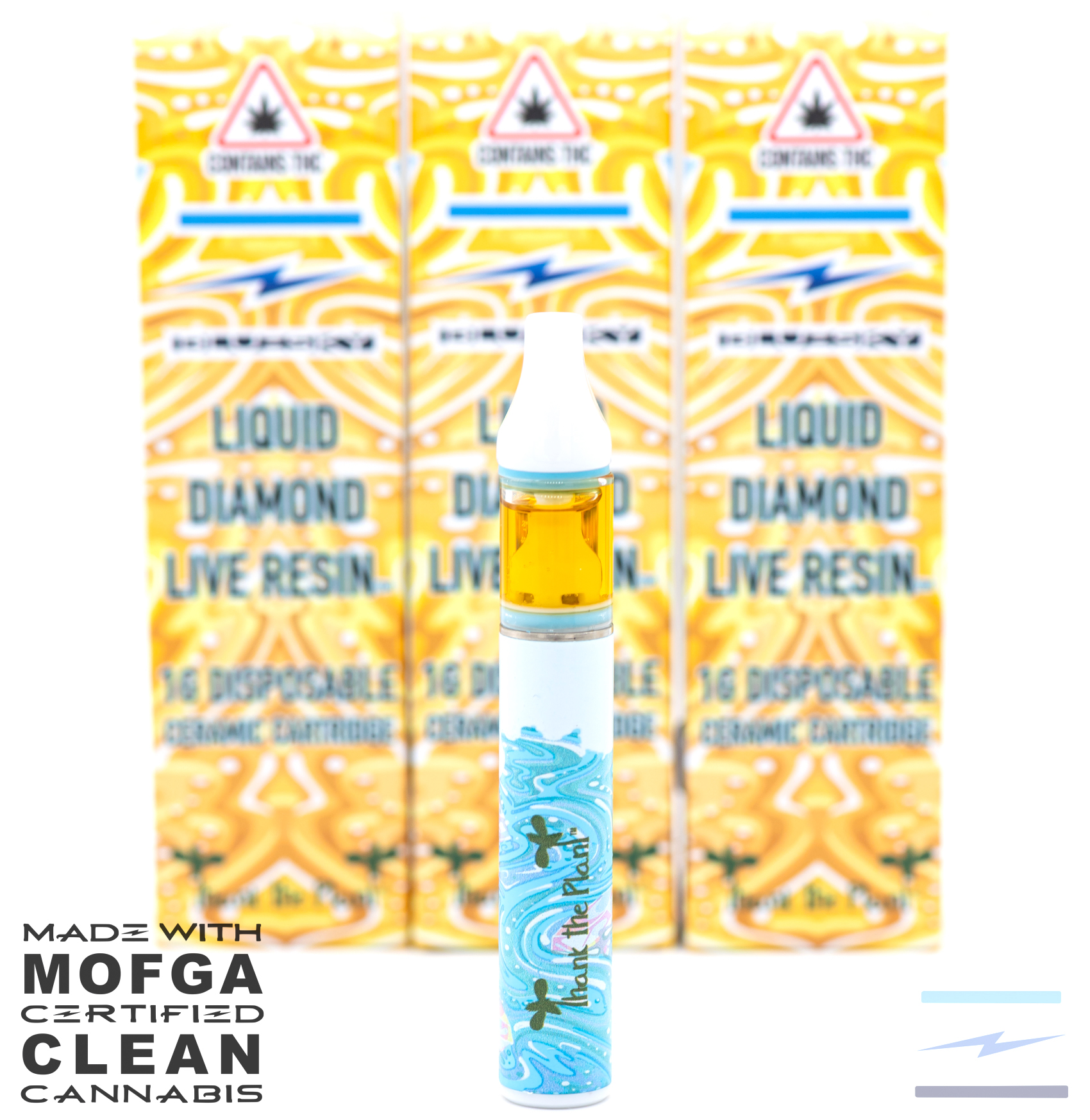 Photograph of product: Disposable Liquid Diamond LR 1.0g Toasted Toffee