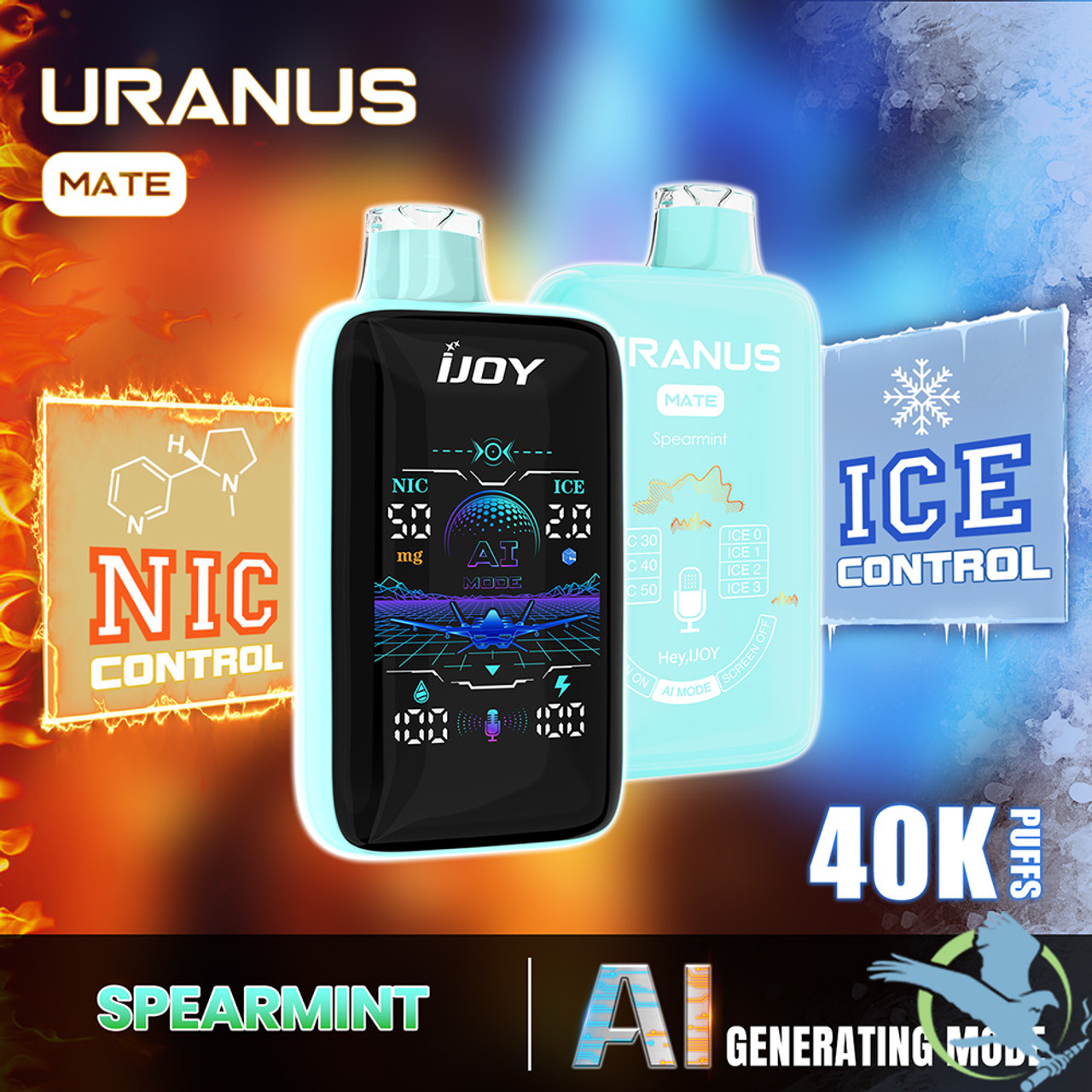 Photograph of product: iJOY | Spearmint | 40K Puffs