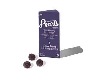 Photograph of product: Blackberry Lemonade Pearls 1:1:1 CBD:CBN:TH-oui | 10 Pack