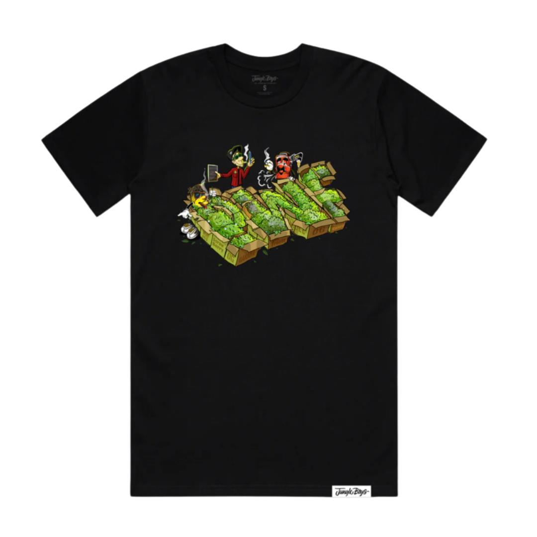 Photograph of product: Jungle Boys | PWF Boxes Tee (Black)