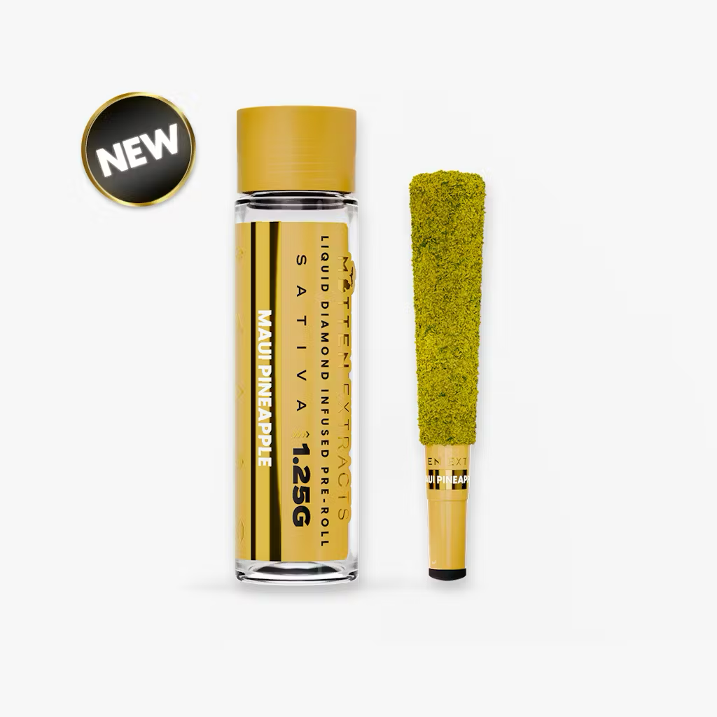 Photograph of product: Maui Pineapple 1.25g Infused Preroll by Mitten Extracts