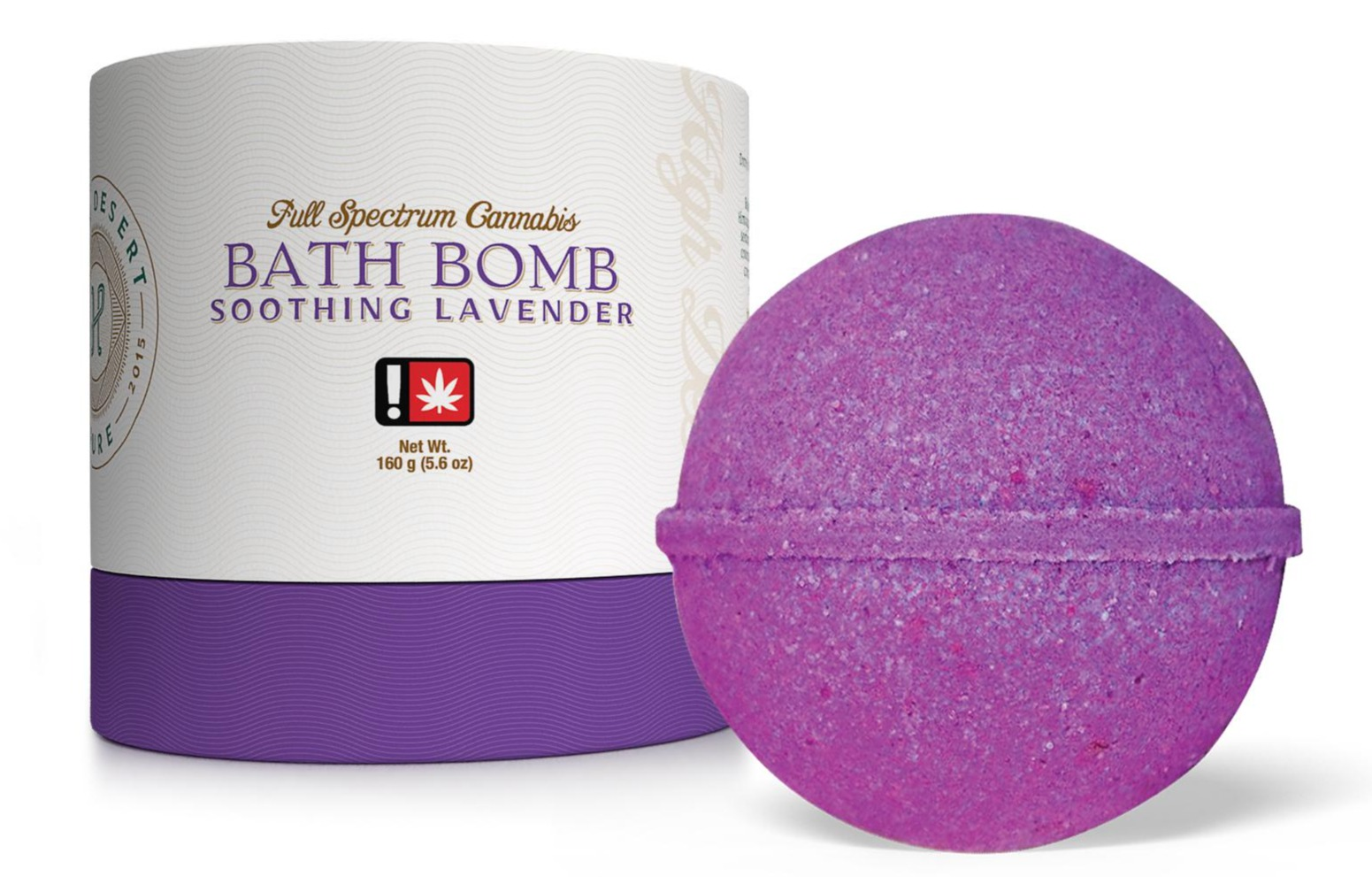 Photograph of product: High Desert Pure: Bath Bomb - 1:1 Soothing Lavender