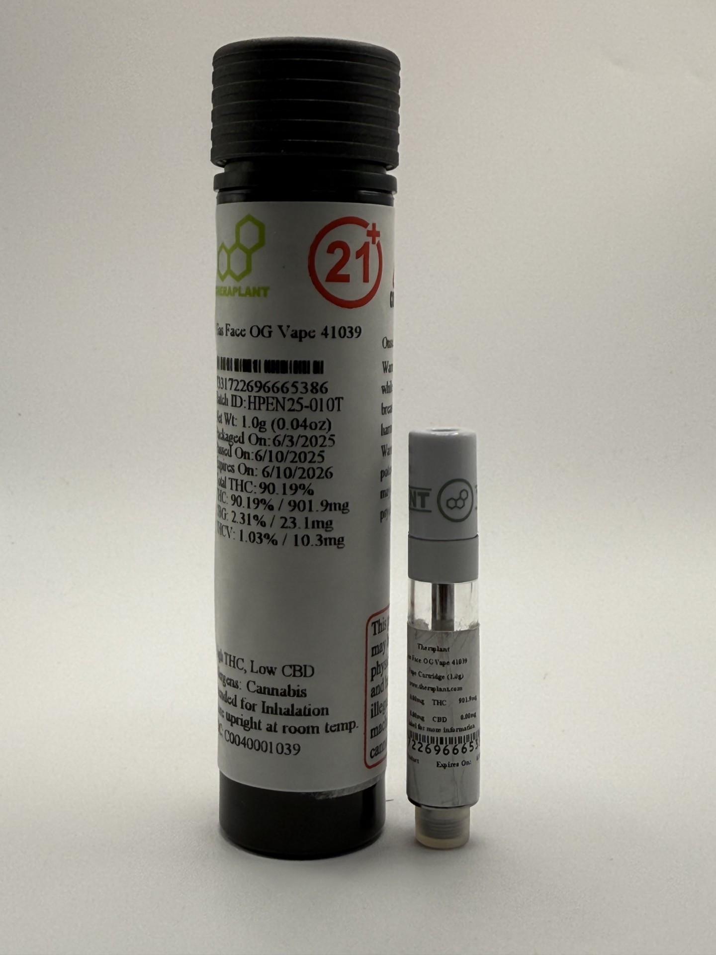 Photograph of product: Gas Face OG Vape 41039