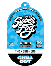 Photograph of product: Mfused Vibes Chill Out TH-oui CBG CBD 1:1:1 All-in-One Hybrid 1g