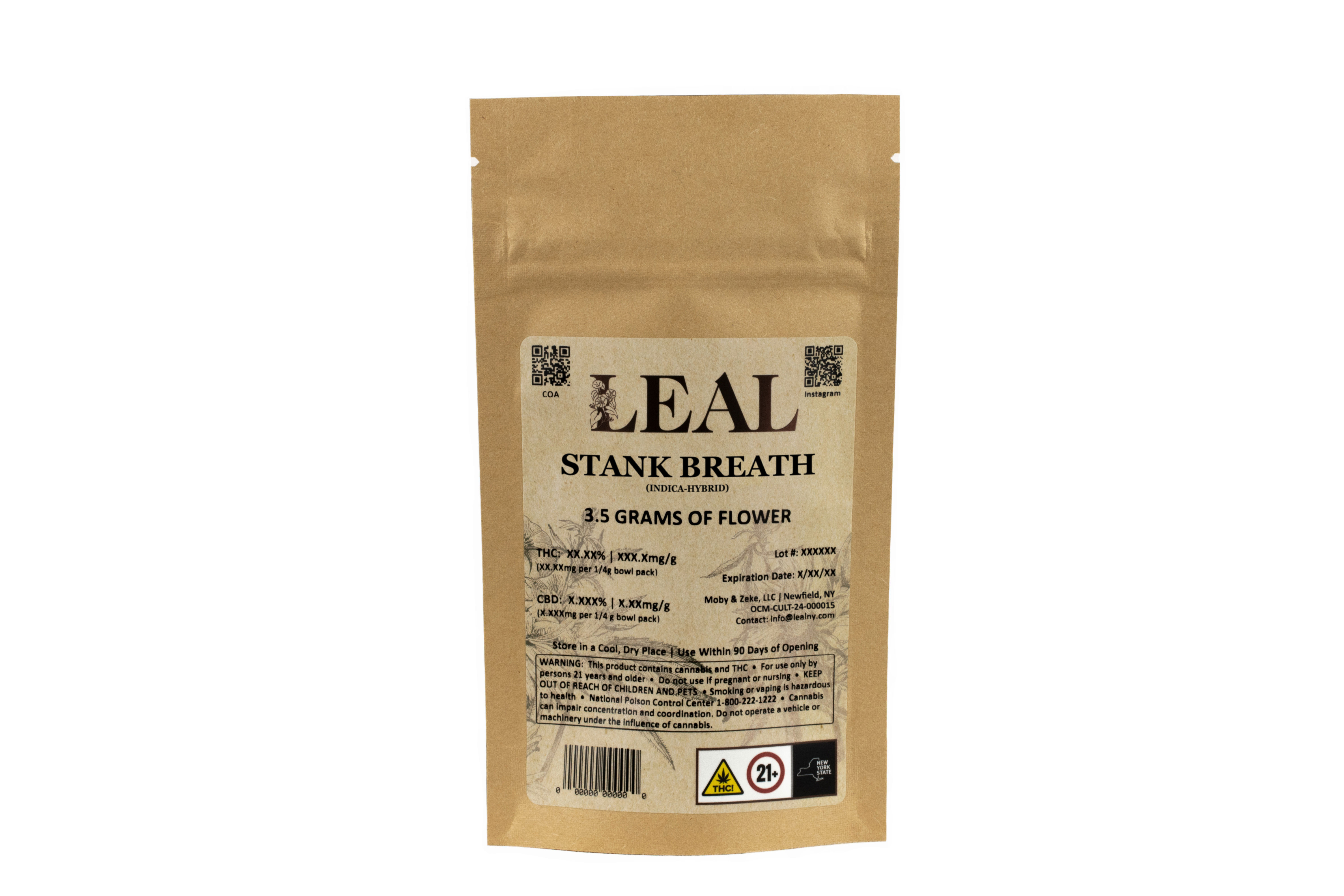 Photograph of product: LEAL Stank Breath - 7g