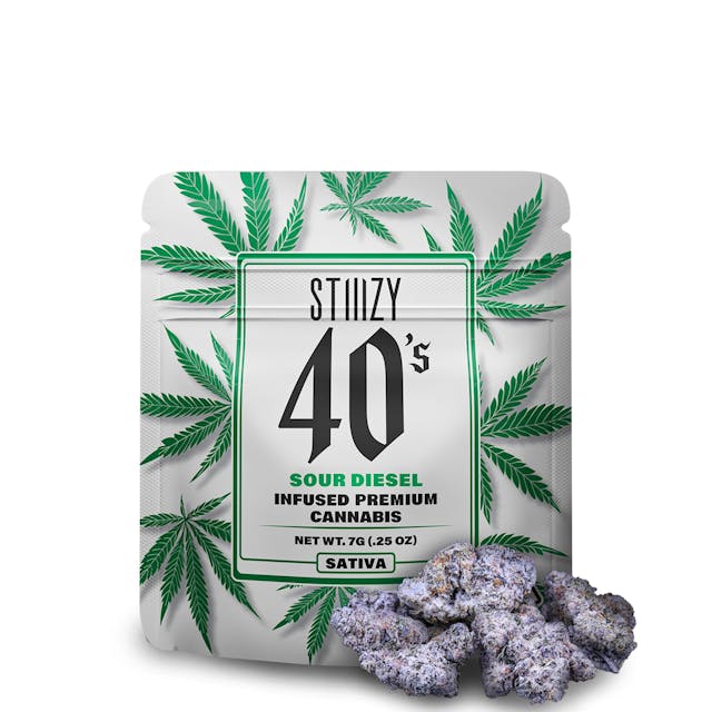 Photograph of product: Sour Diesel 40's Coated Smalls (7G) - 