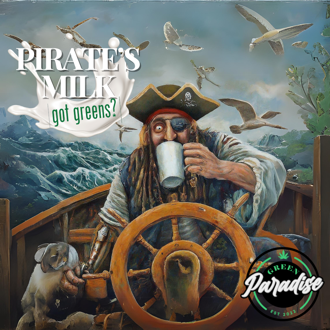 Photograph of product: Green Paradise - Pirate's Milk - 3.5g
