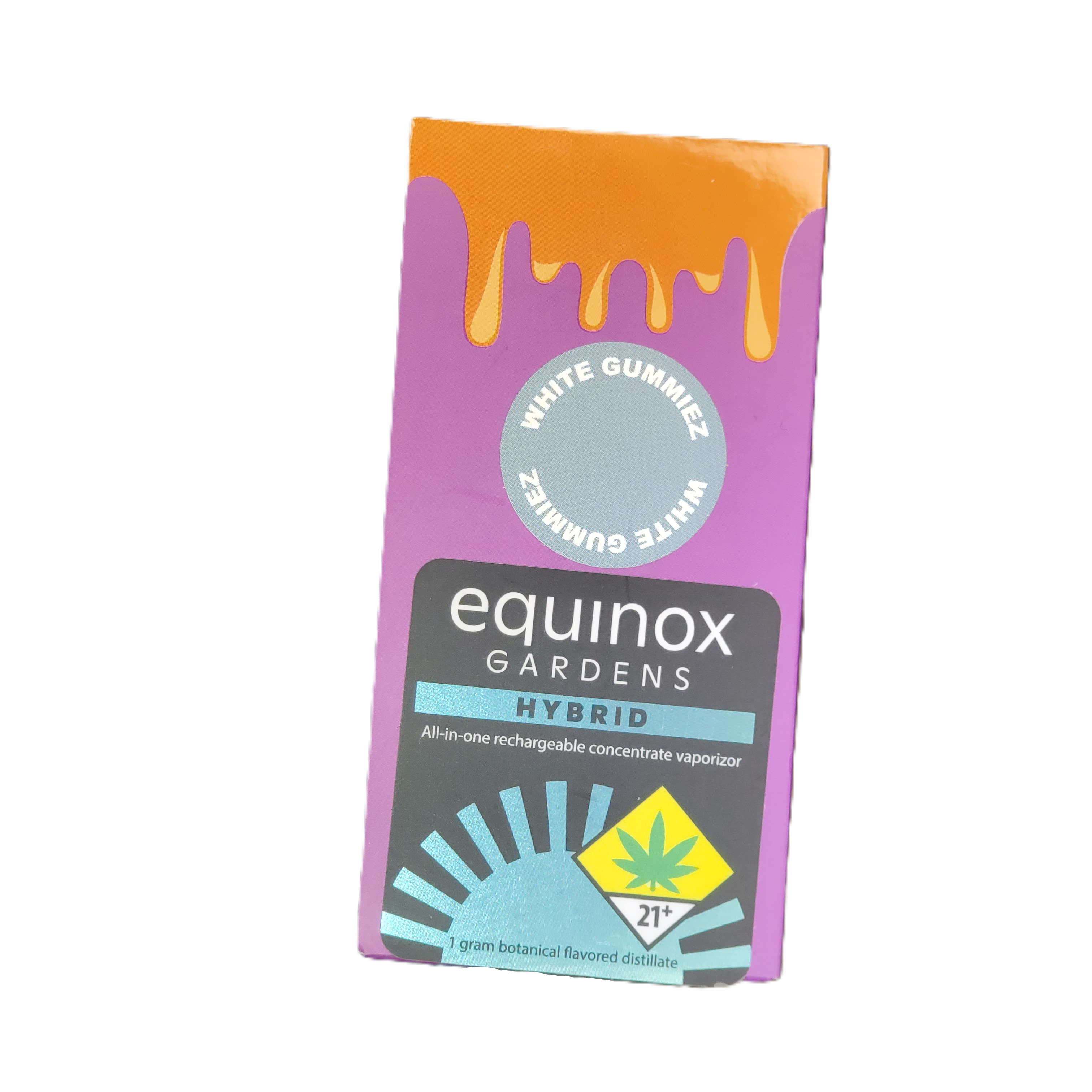 Photograph of product: Equinox VAPE White Gummies Disp 1g