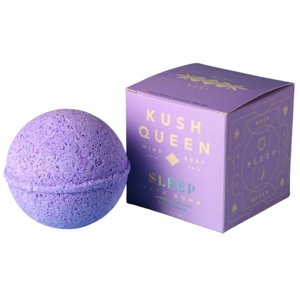 Photograph of product: Bath Bomb | Kush Queen | Sleep Bath Bomb [1:1 TH-oui/CBD]