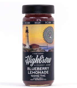 Photograph of product: Blueberry Lemonade 100mg Highbrow | Nano au chocolat Rosin