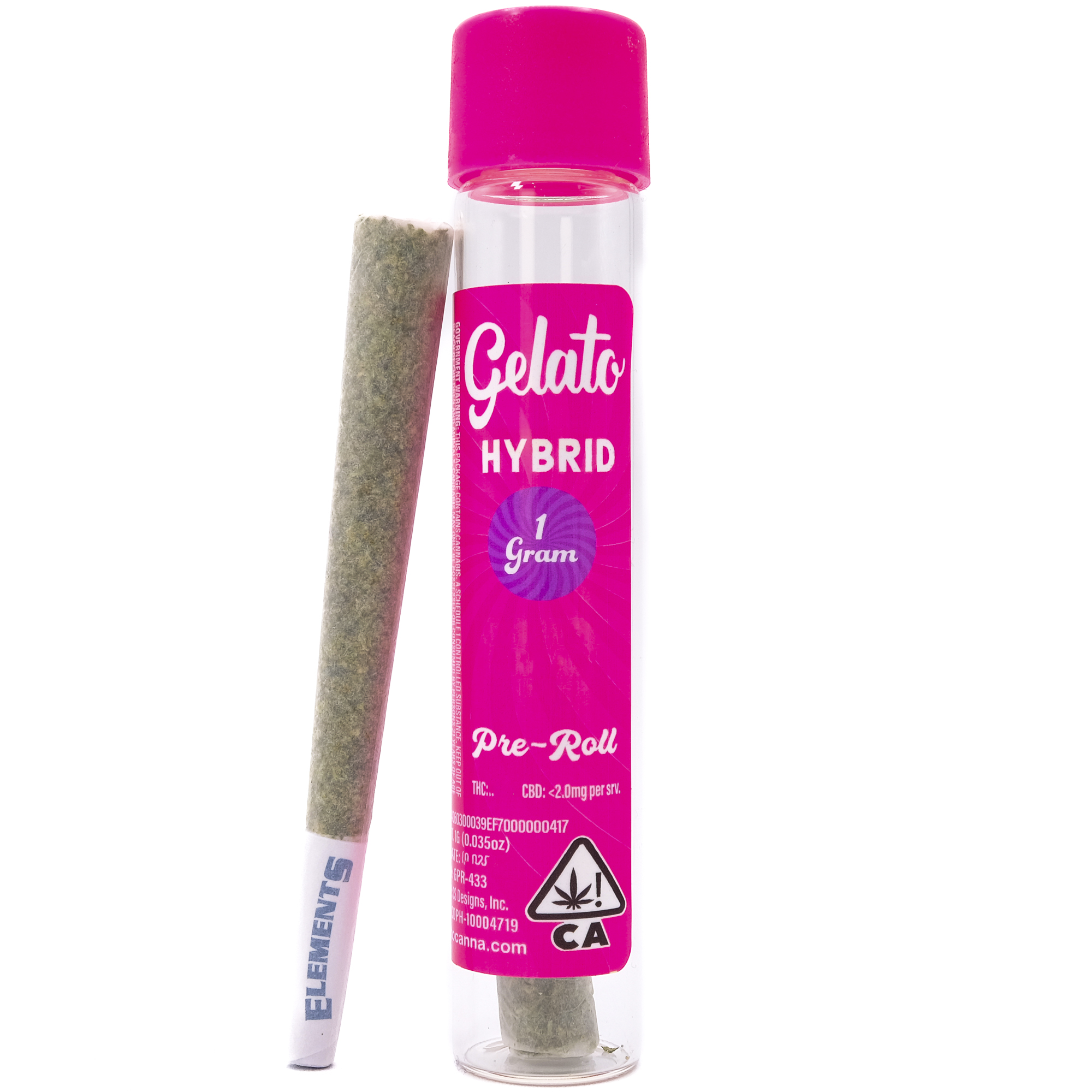 Photograph of product: White Widow 1g Pre-Roll - Gelato