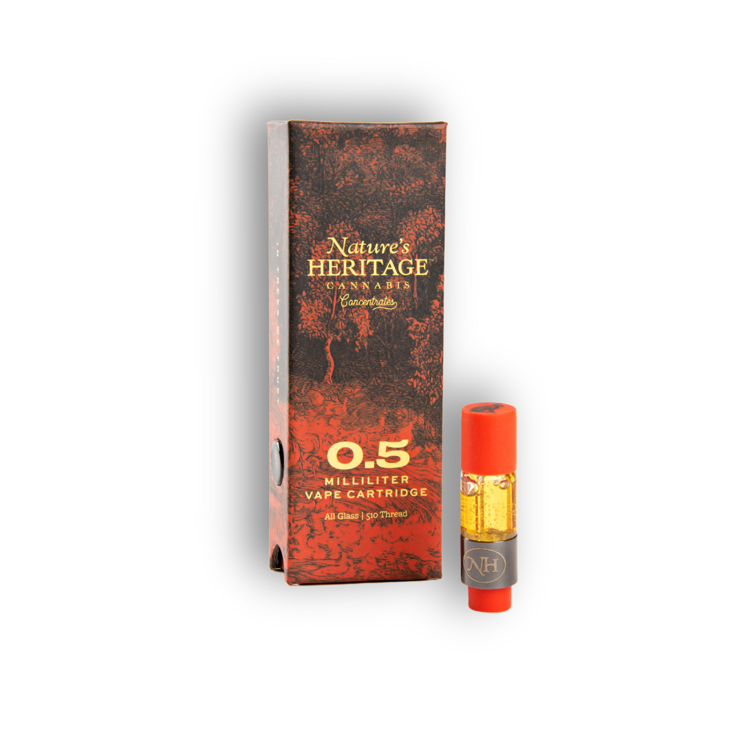 Photograph of product: 0.5g Rainbow Chip Live Resin Cartridge