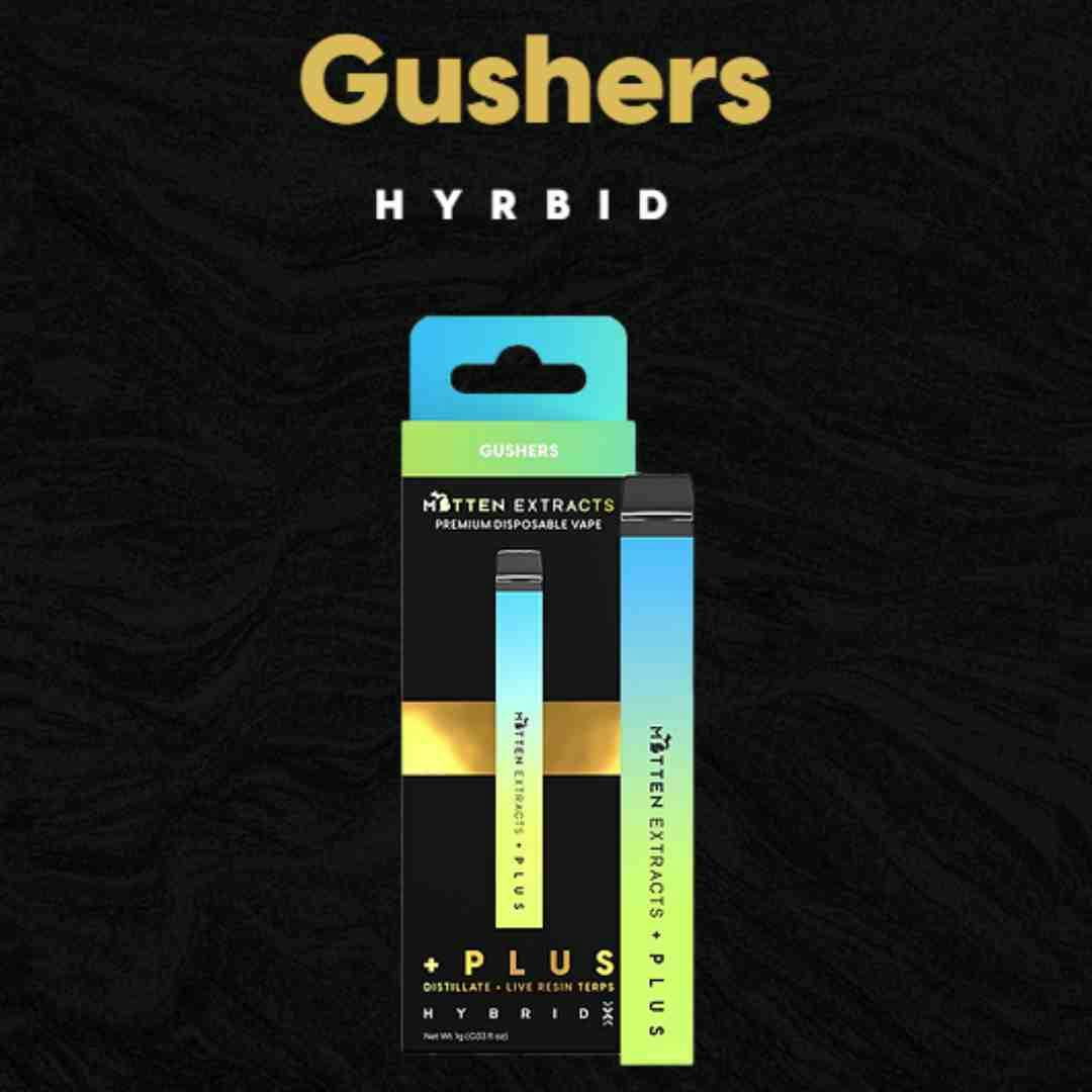 Photograph of product: Mitten Extracts- Gushers Disposable Vape