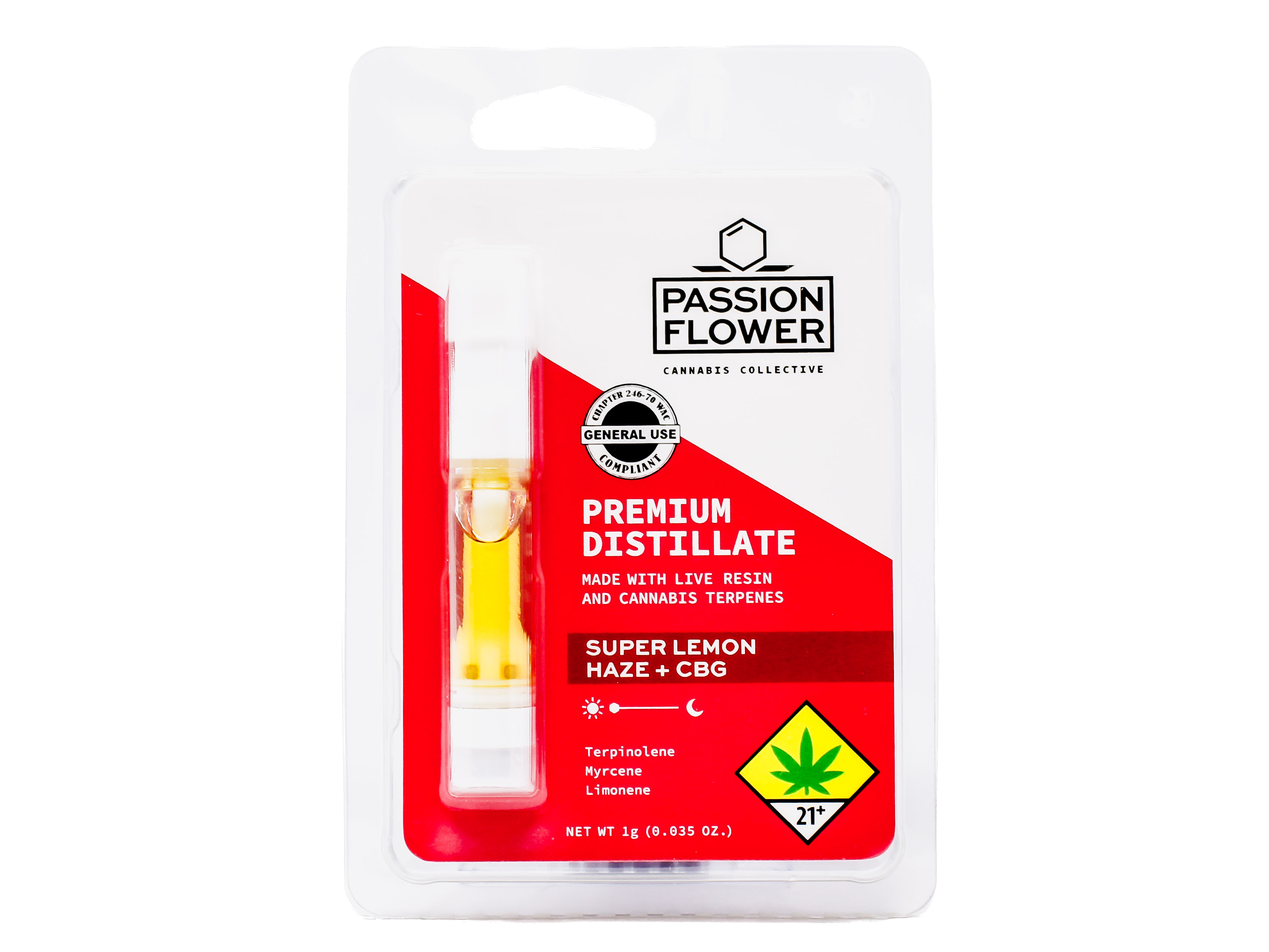 Photograph of Product: FWD Super Lemon Haze CBG Distillate Cart 43745
