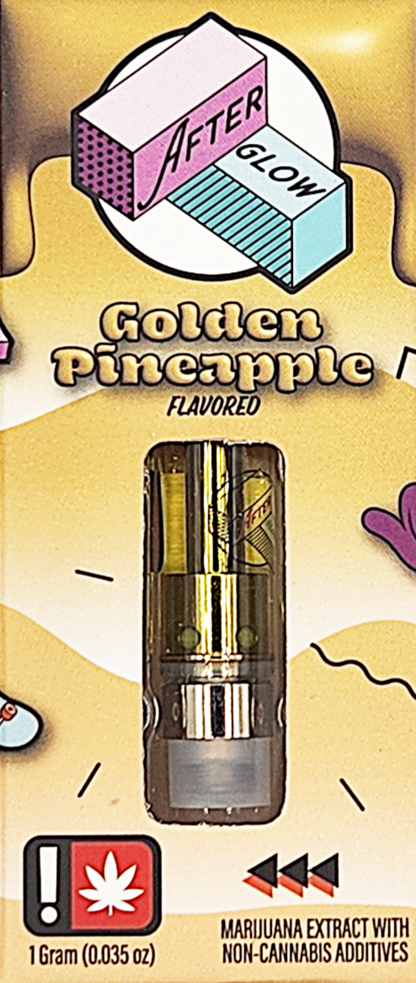 Photograph of product: Afterglow- Golden Pineapple 1G Cart