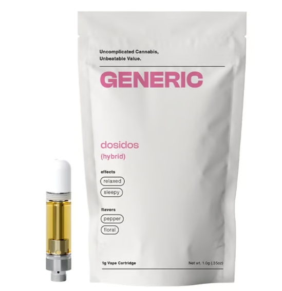 Photograph of product: CoC Generic Cartridge - Dosidos 1g