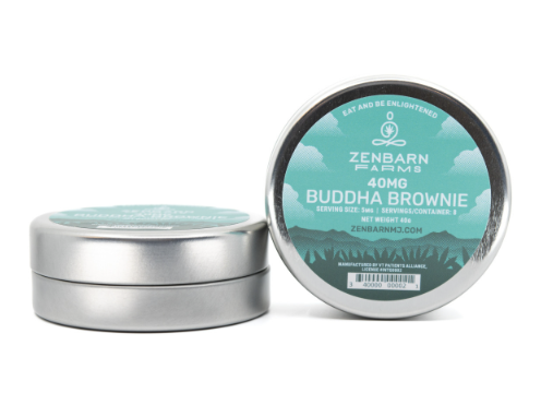 Photograph of product: Zenbarn Farms | Budha Brownie | 8 Segments @5mg (40mg)